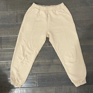 Beige Sweatpants